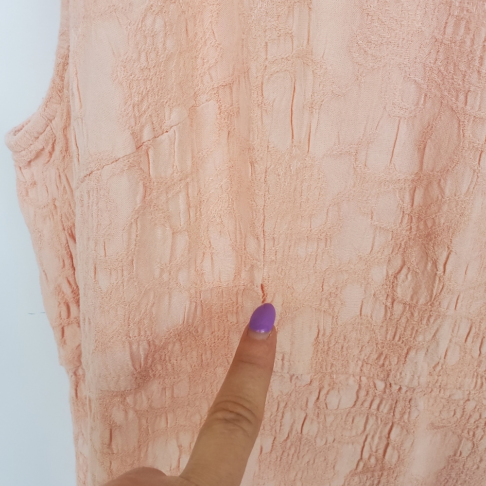 Vintage Maxi Midi Crinkle MooMoo Dress Lagenlook - Picture 8 of 10